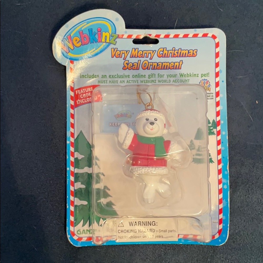 Webkinz Seal Ornament NIB